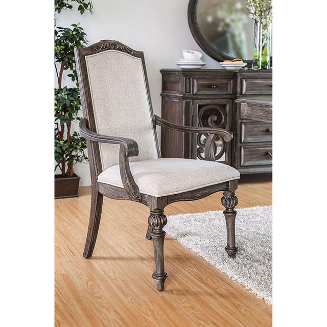 Furniture of America Arcadia Dining Table with Trestle Base CM3150T-TABLE IMAGE 4