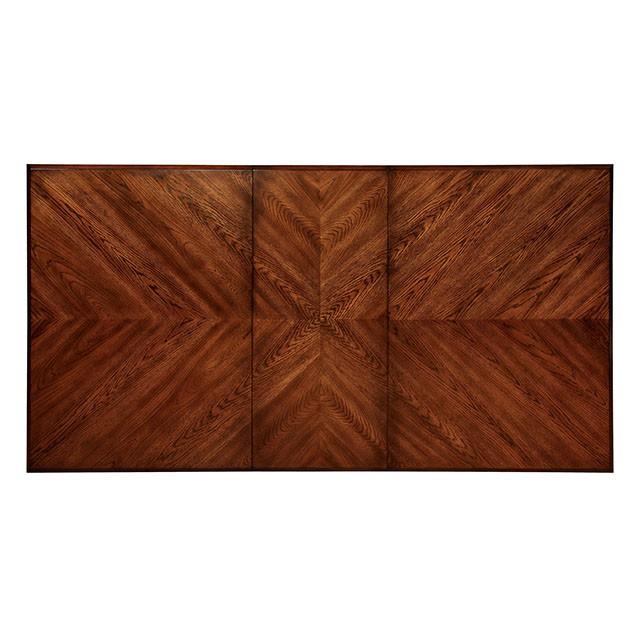 Furniture of America Liberta Dining Table with Trestle Base CM3776T-TABLE IMAGE 3