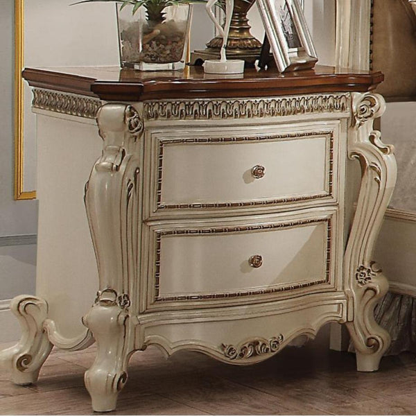 Acme Furniture Picardy 2-Drawer Nightstand 26903 IMAGE 1