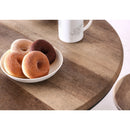 Furniture of America Round Foskey Counter Height Dining Table with Pedestal Base CM3367PT-TABLE IMAGE 3