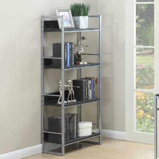 Poundex Bookcases 4-Shelf F3055 IMAGE 1