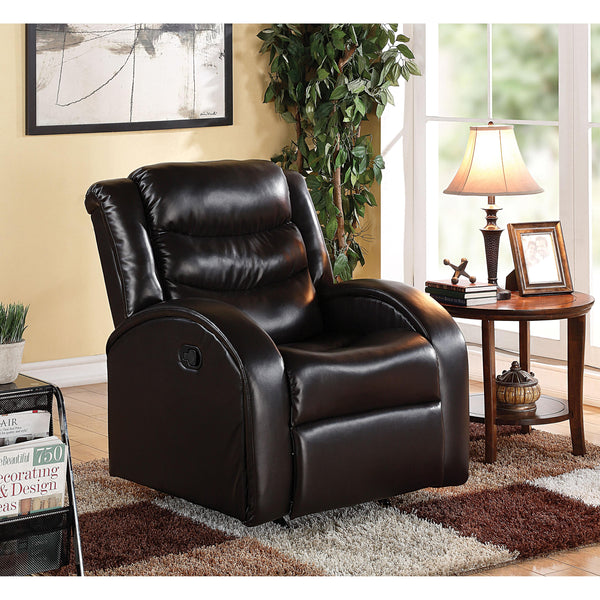 Acme Furniture Noah Rocker Bonded Leather Match Recliner 50832 IMAGE 1