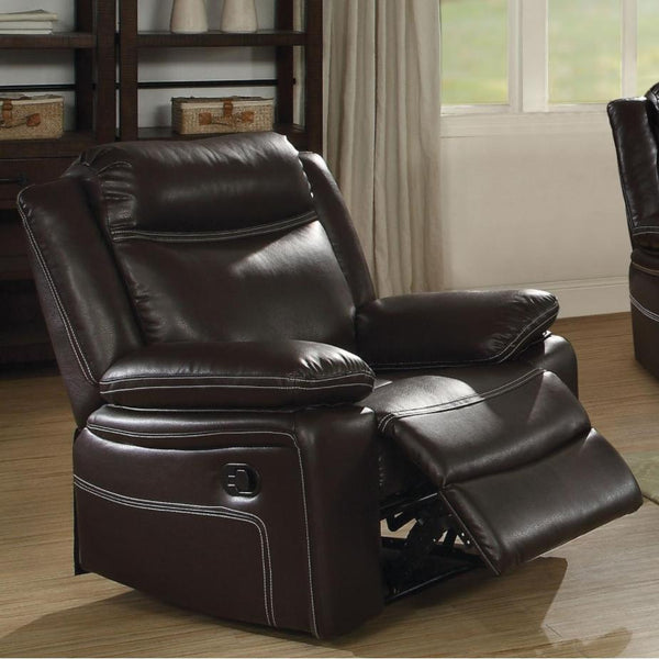 Acme Furniture Corra Polyurethane Recliner 52052 IMAGE 1