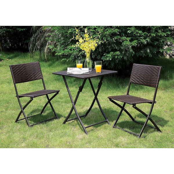 Furniture of America Outdoor Dining Sets 3-Piece CM-OT1804 IMAGE 1
