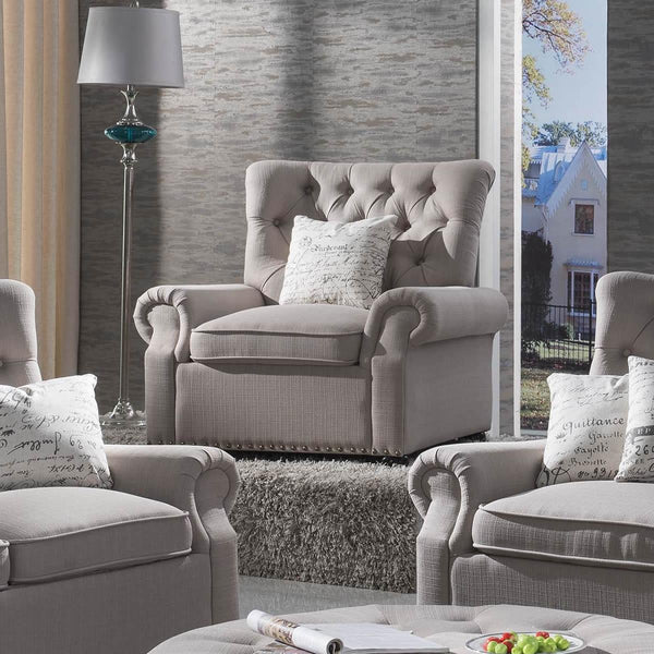 McFerran Home Furnishings Stationary Fabric Chair SF1706-C IMAGE 1