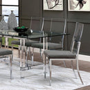 Furniture of America Sunniva Dining Table with Trestle Base CM3654T-TABLE IMAGE 1
