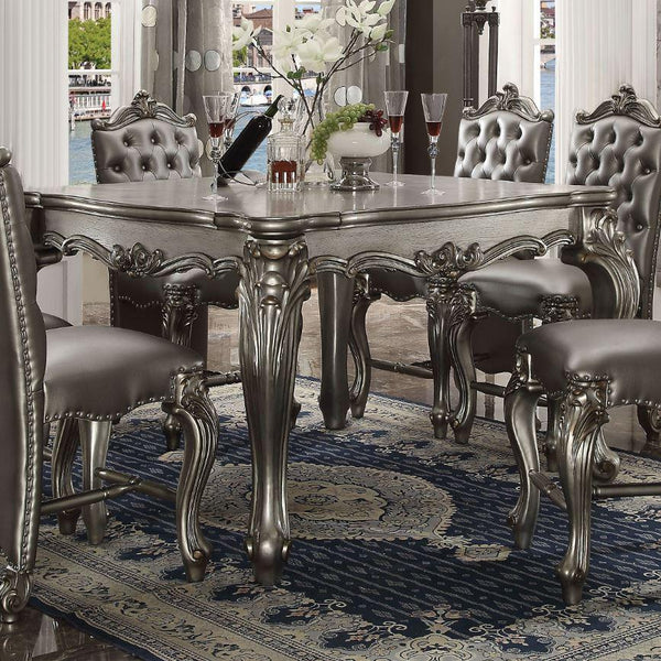 Acme Furniture Square Versailles Counter Height Dining Table 66835 IMAGE 1