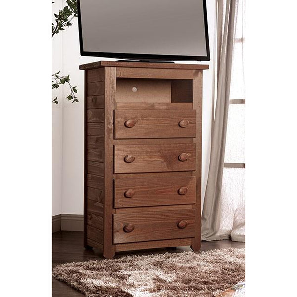 Furniture of America Lea 4-Drawer Kids Media Chest AM7000TV IMAGE 1