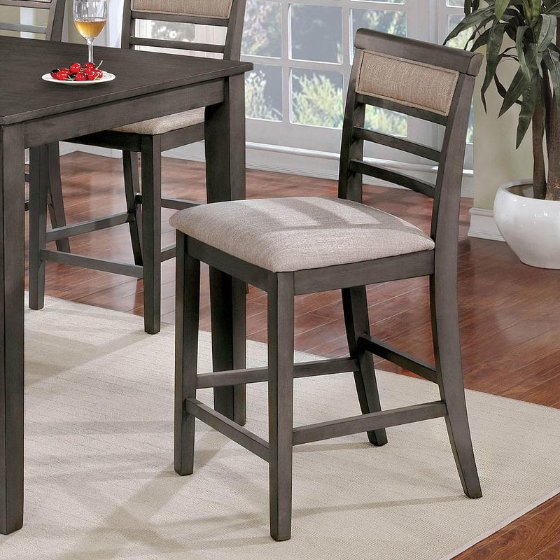 Furniture of America Dinettes 7-Piece CM3607PT-7PK IMAGE 3