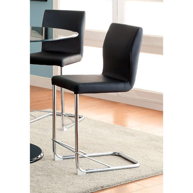 Furniture of America Lodia II Counter Height Chair CM3825BK-PC-2PK IMAGE 2