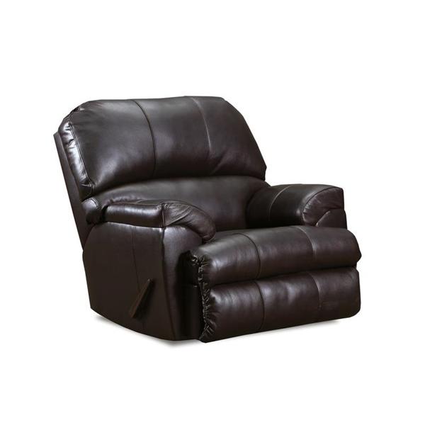 Acme Furniture Phygia Manual Leather Match Recliner 55767 IMAGE 1
