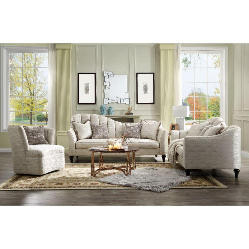 Acme Furniture Athalia Stationary Fabric Loveseat 55306 IMAGE 5
