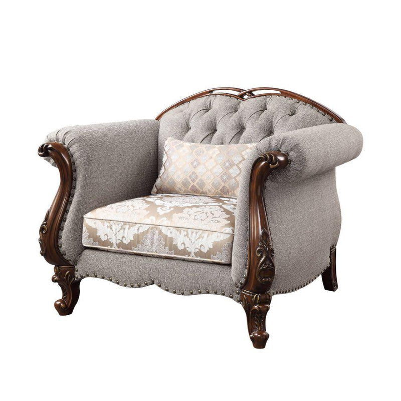 Acme Furniture Miyeon Stationary Fabric Chair 55367 IMAGE 2
