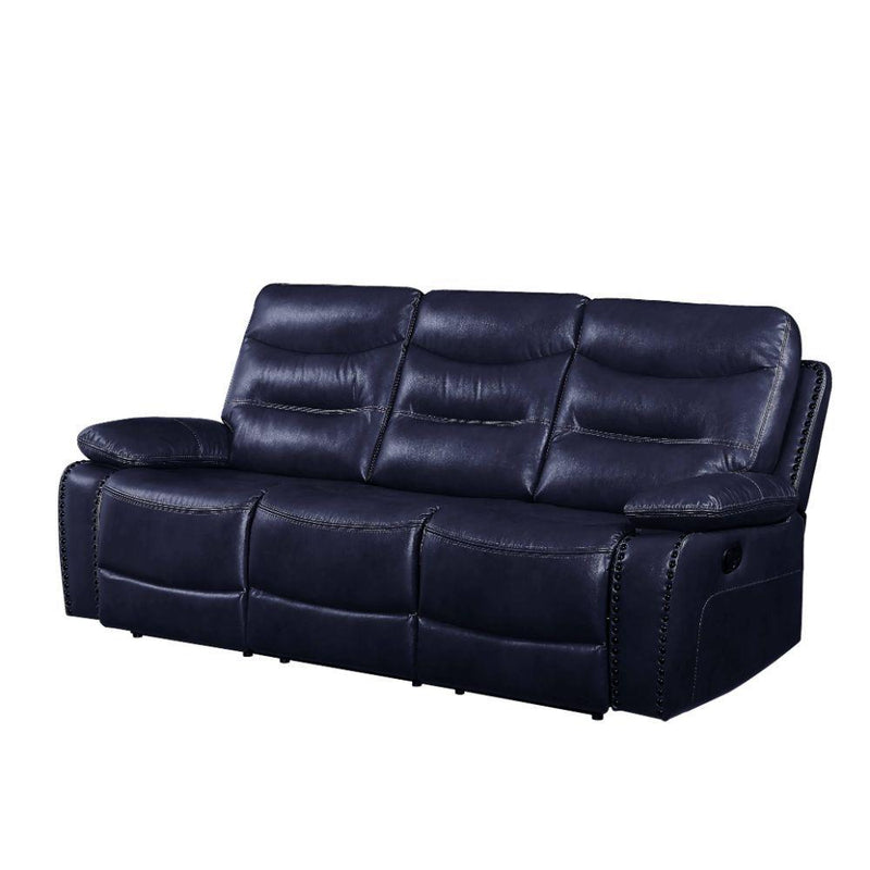 Acme Furniture Aashi Reclining Leather Match Sofa 55370 IMAGE 2