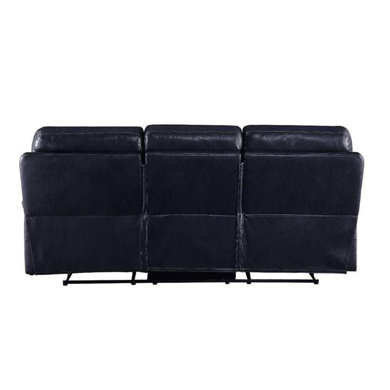 Acme Furniture Aashi Reclining Leather Match Sofa 55370 IMAGE 5