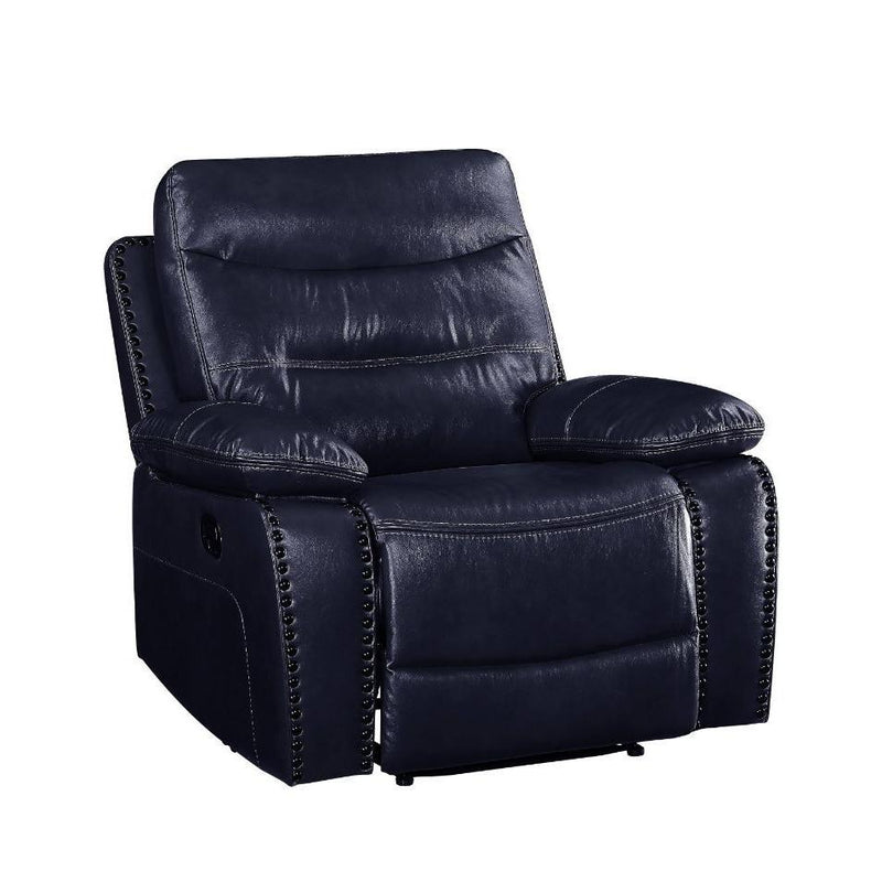 Acme Furniture Aashi Leather Match Recliner 55372 IMAGE 2