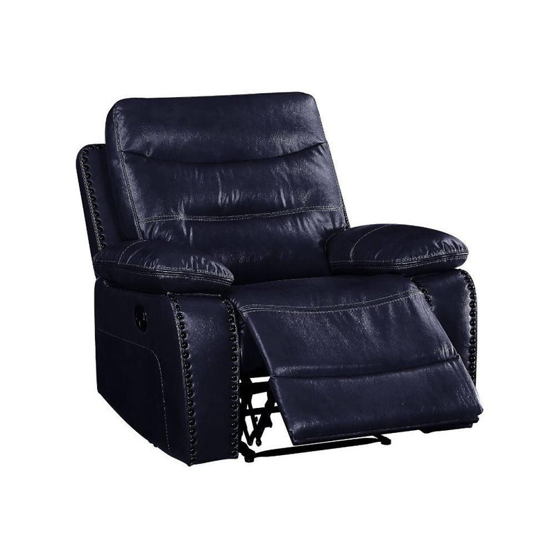 Acme Furniture Aashi Leather Match Recliner 55372 IMAGE 3
