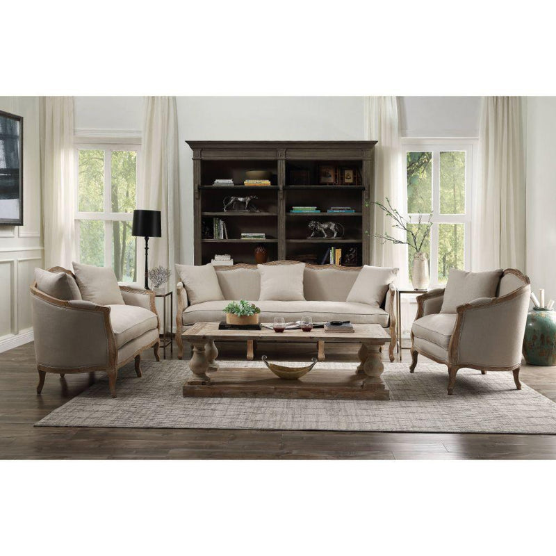 Acme Furniture Ruby Stationary Fabric Sofa 55405 IMAGE 5