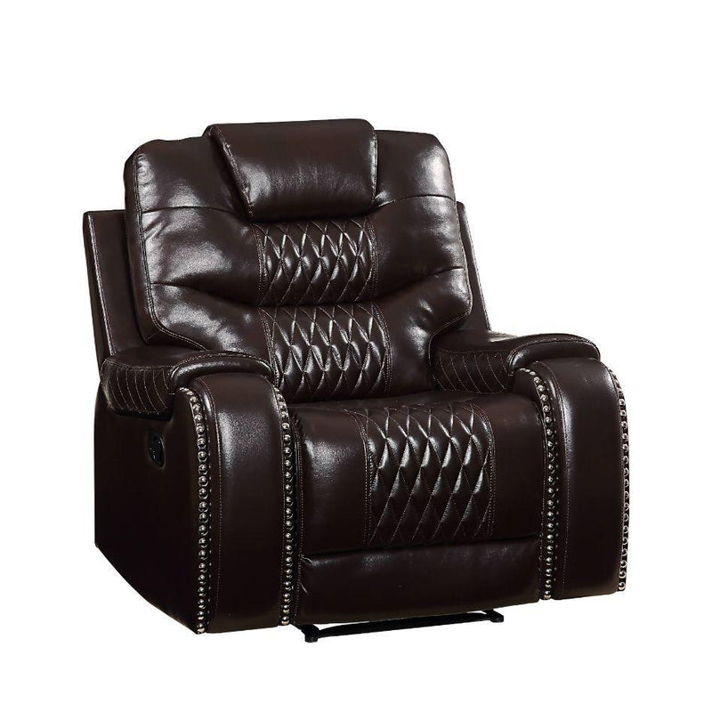 Acme Furniture Braylon Polyurethane Recliner 55417 IMAGE 2