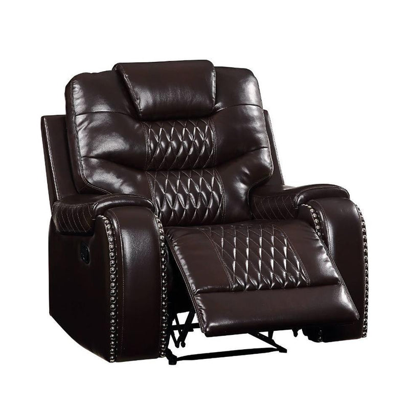 Acme Furniture Braylon Polyurethane Recliner 55417 IMAGE 3