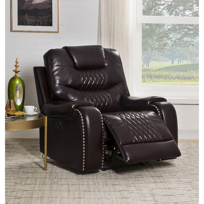 Acme Furniture Braylon Polyurethane Recliner 55417 IMAGE 7