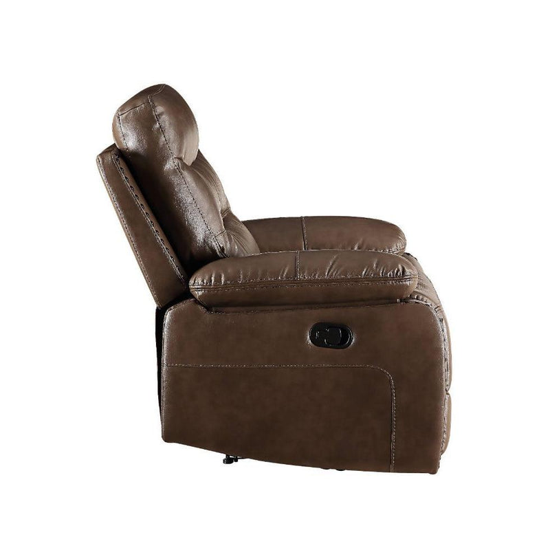 Acme Furniture Aashi Leather Match Recliner 55422 IMAGE 4