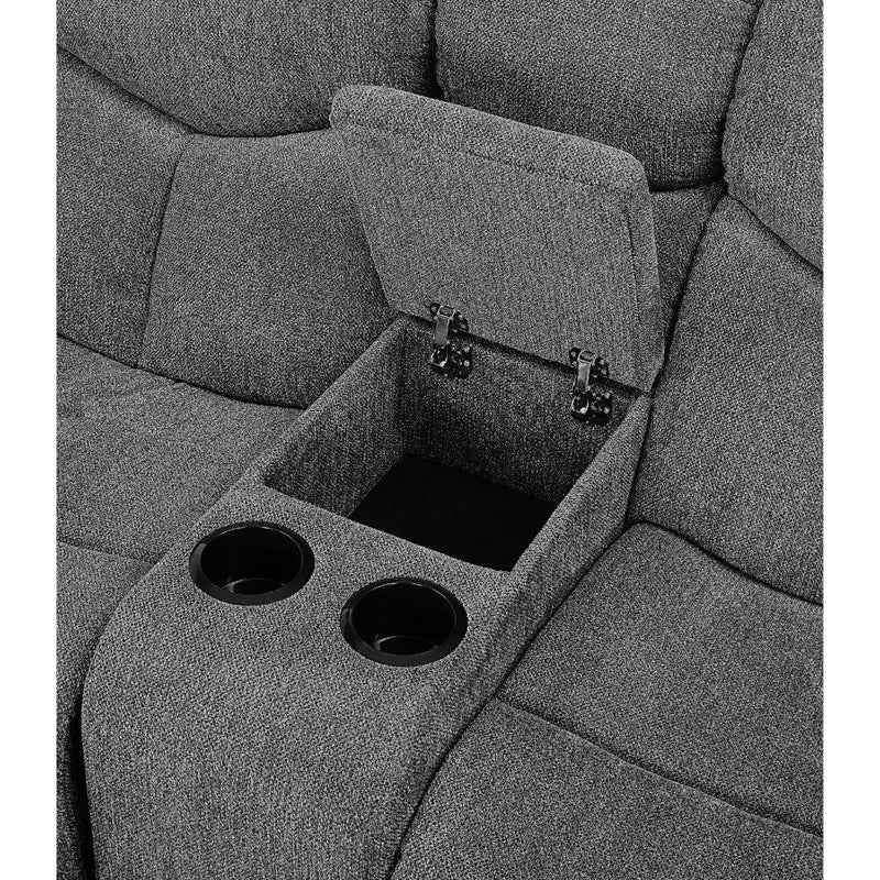 Acme Furniture Kalen Reclining Fabric Loveseat 55441 IMAGE 6