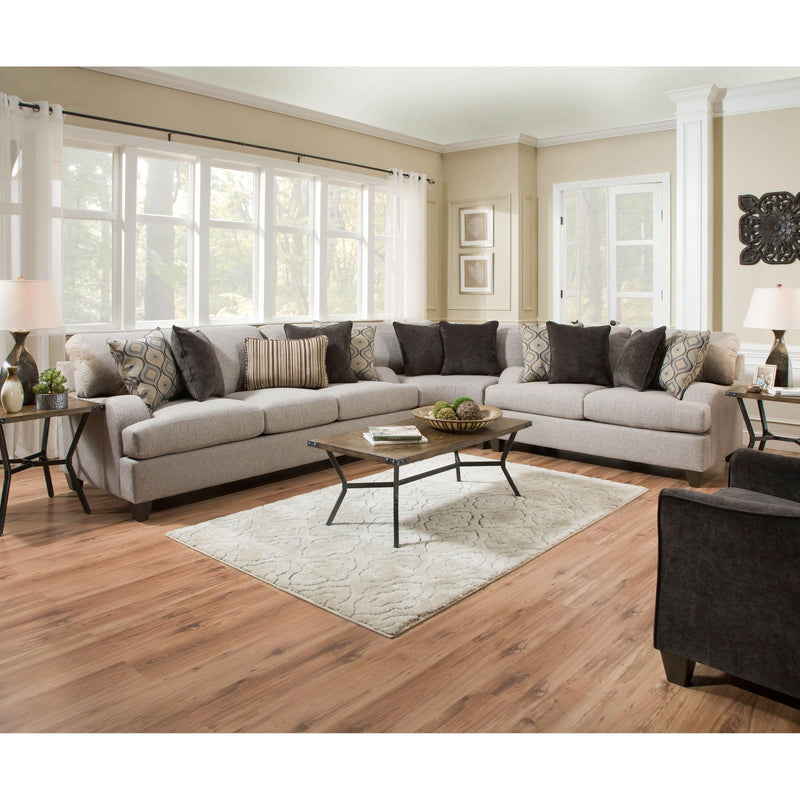 Acme Furniture Cantia Stationary Fabric Loveseat 55801 IMAGE 2