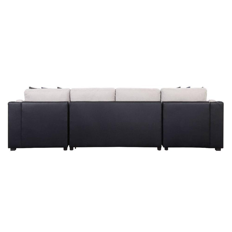 Acme Furniture Merill Fabric Sleeper Sectional 56015 IMAGE 4