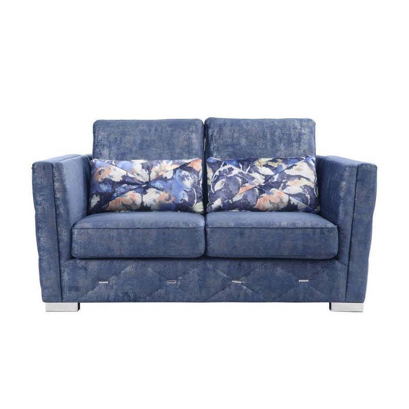 Acme Furniture Emilia Stationary Fabric Loveseat 56026 IMAGE 1