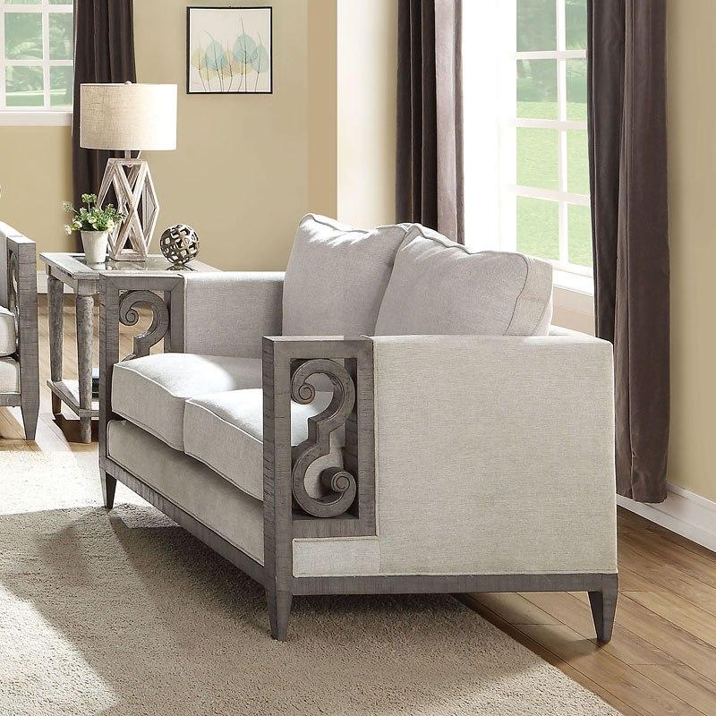 Acme Furniture Artesia Stationary Fabric Loveseat 56091 IMAGE 5
