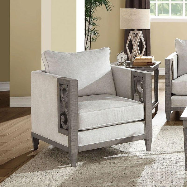 Acme Furniture Artesia Stationary Fabric Chair 56092 IMAGE 1