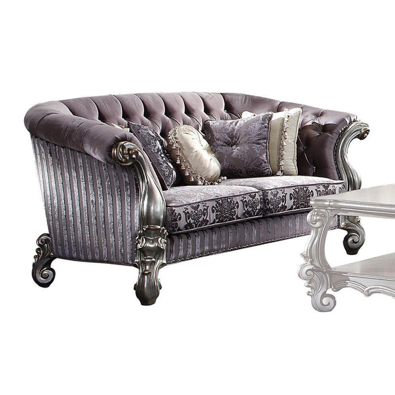 Acme Furniture Versailles Stationary Fabric Loveseat 56826 IMAGE 1