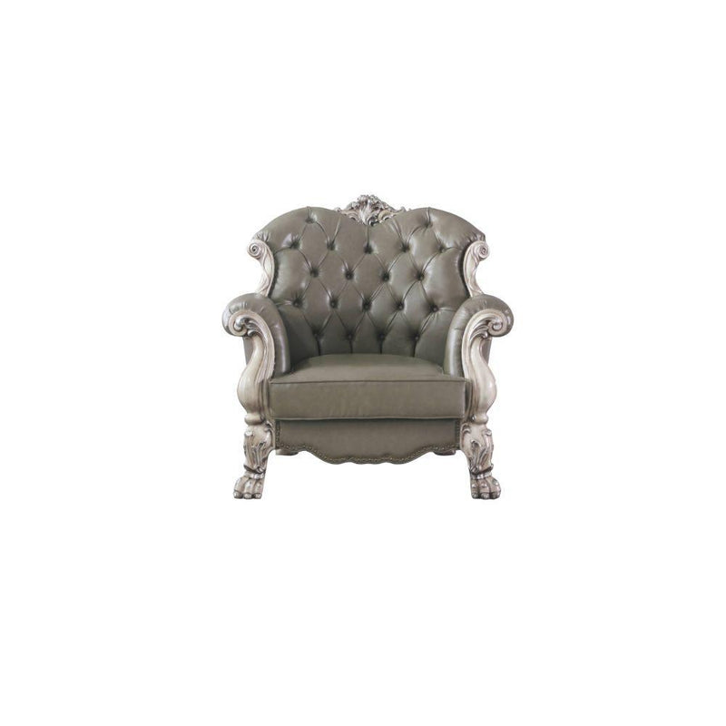 Acme Furniture Dresden Stationary Polyurethane Chair 58177 IMAGE 1