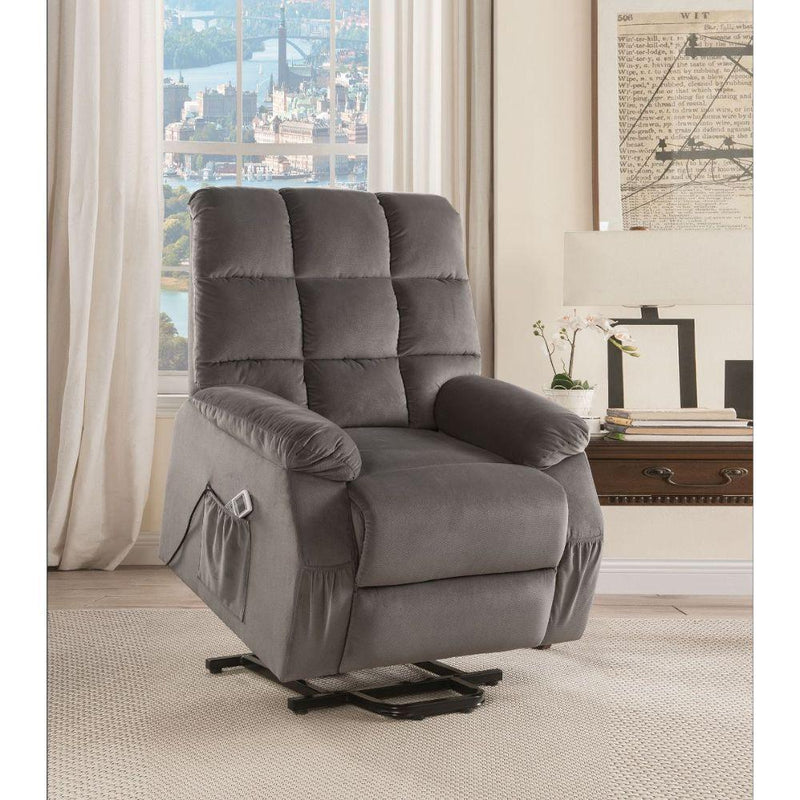 Acme Furniture Ipompea Fabric Lift Chair with Massage 59263 IMAGE 2