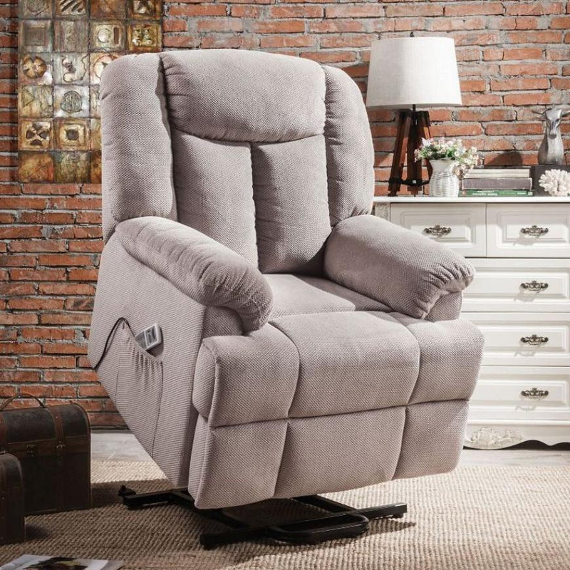 Acme Furniture Ixia Fabric Lift Chair with Massage 59276 IMAGE 1