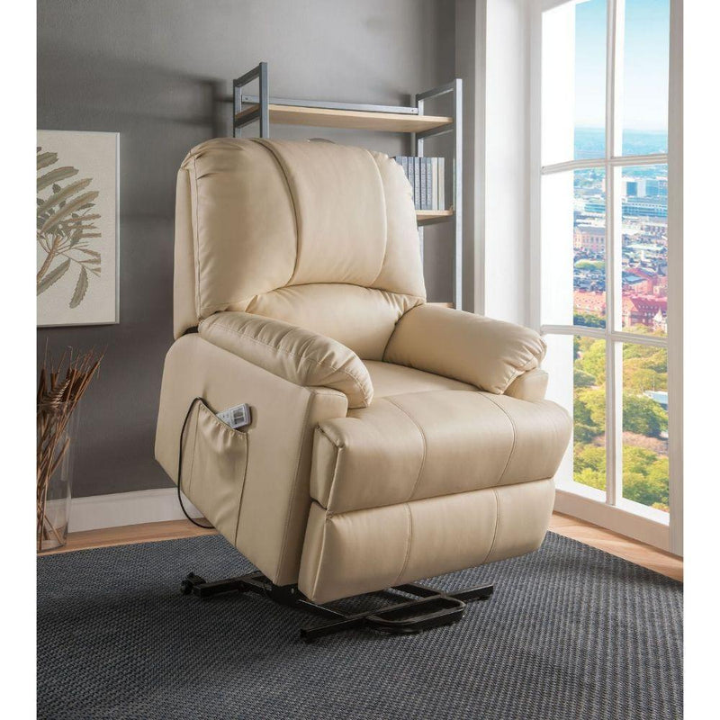 Acme Furniture Ixora Polyurethane Lift Chair with Massage 59286 IMAGE 2