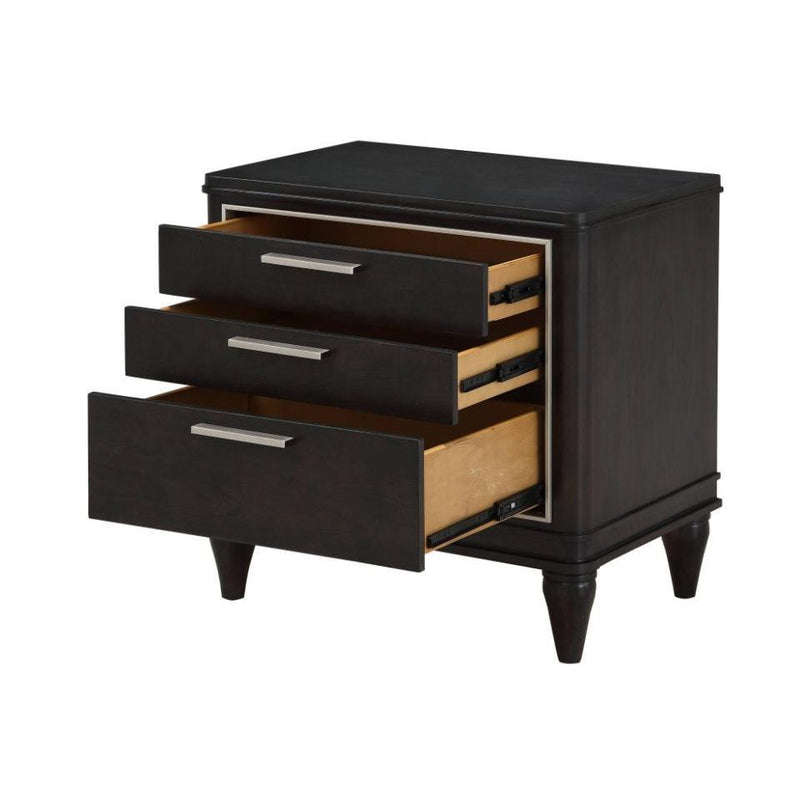 Acme Furniture Lorenzo 3-Drawer Nightstand 28093 IMAGE 3