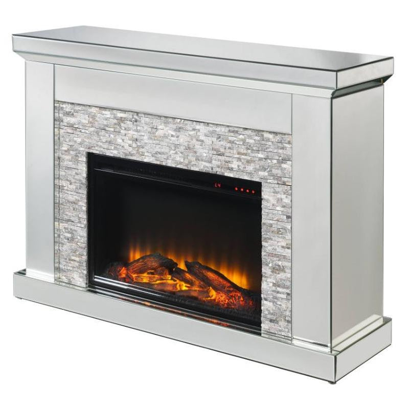 Acme Furniture Laksha Freestanding Electric Fireplace 90522 IMAGE 2