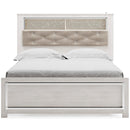 Signature Design by Ashley Altyra Queen Upholstered Bookcase Bed B2640-65/B2640-54/B2640-96 IMAGE 3