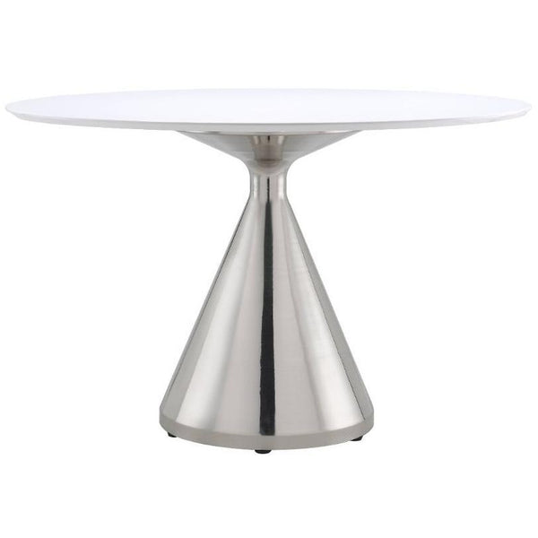 Acme Furniture Round Hawkins Dining Table with Pedestal Base 72925 IMAGE 1