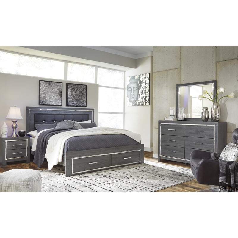 Signature Design by Ashley Lodanna 6-Drawer Dresser with Mirror B214-31/B214-36 IMAGE 4