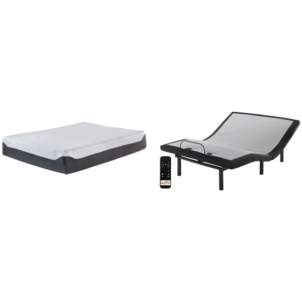 Sierra Sleep 12 Inch Chime Elite M674M3 Queen Adjustable Base with Mattress IMAGE 1