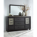 Signature Design by Ashley Foyland 4-Drawer Dresser with Mirror B989-31/B989-36 IMAGE 2